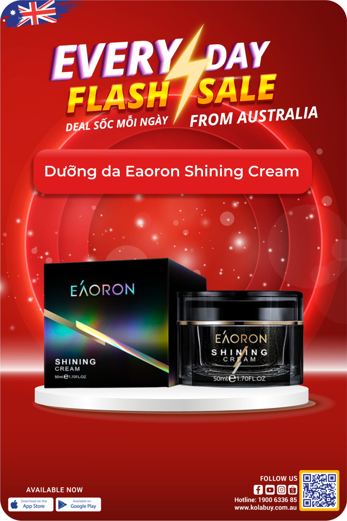 Dưỡng da Eaoron Shining Cream