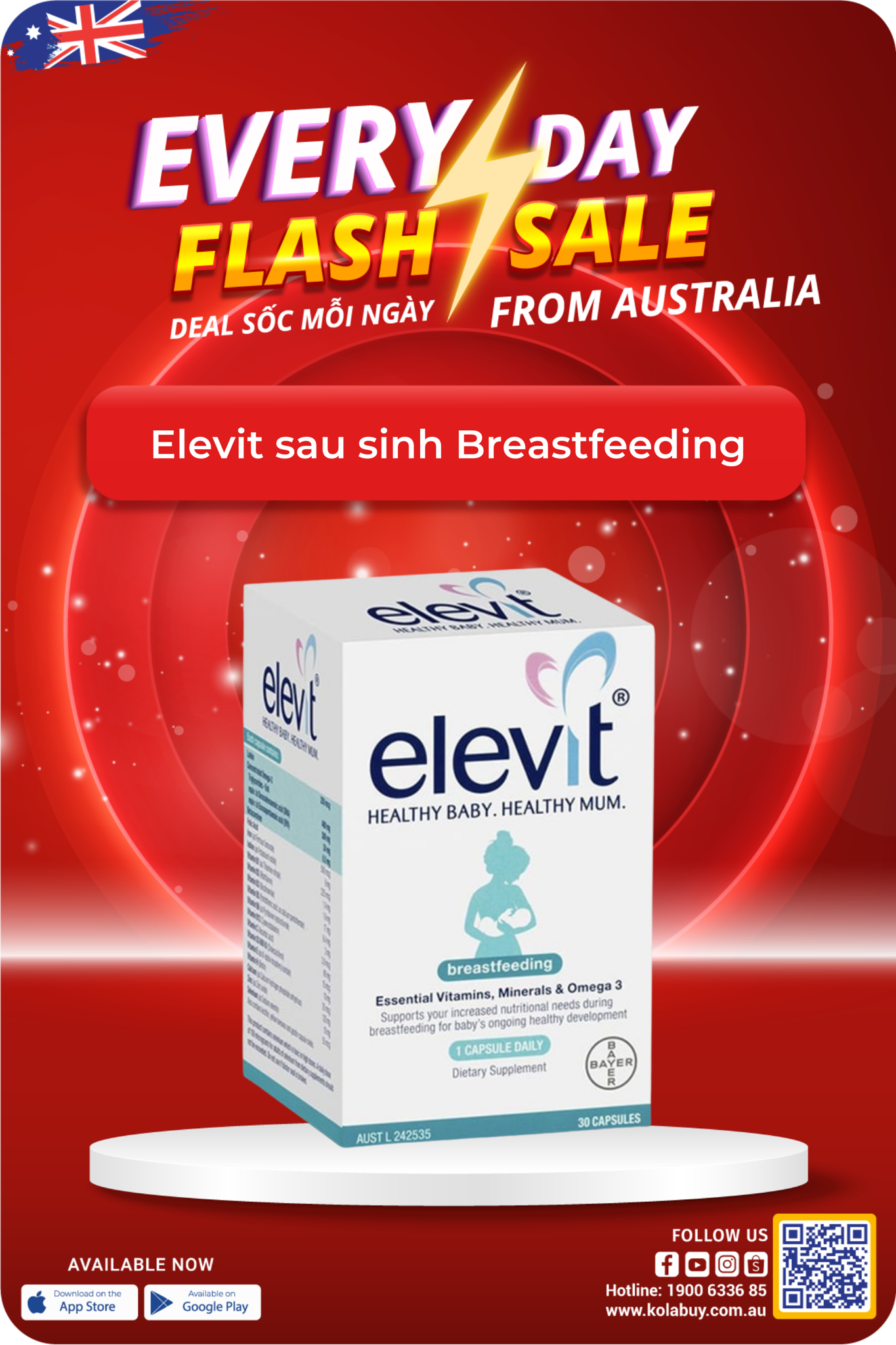 Elevit sau sinh Breastfeeding