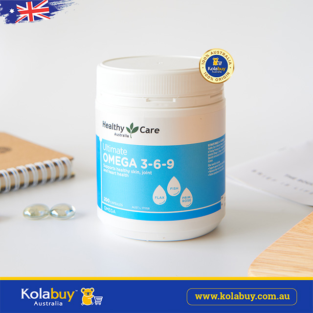 Viên uống bổ sung Omega Healthy Care Ultimate Omega 369 200 viên No1 Australia Shopping
