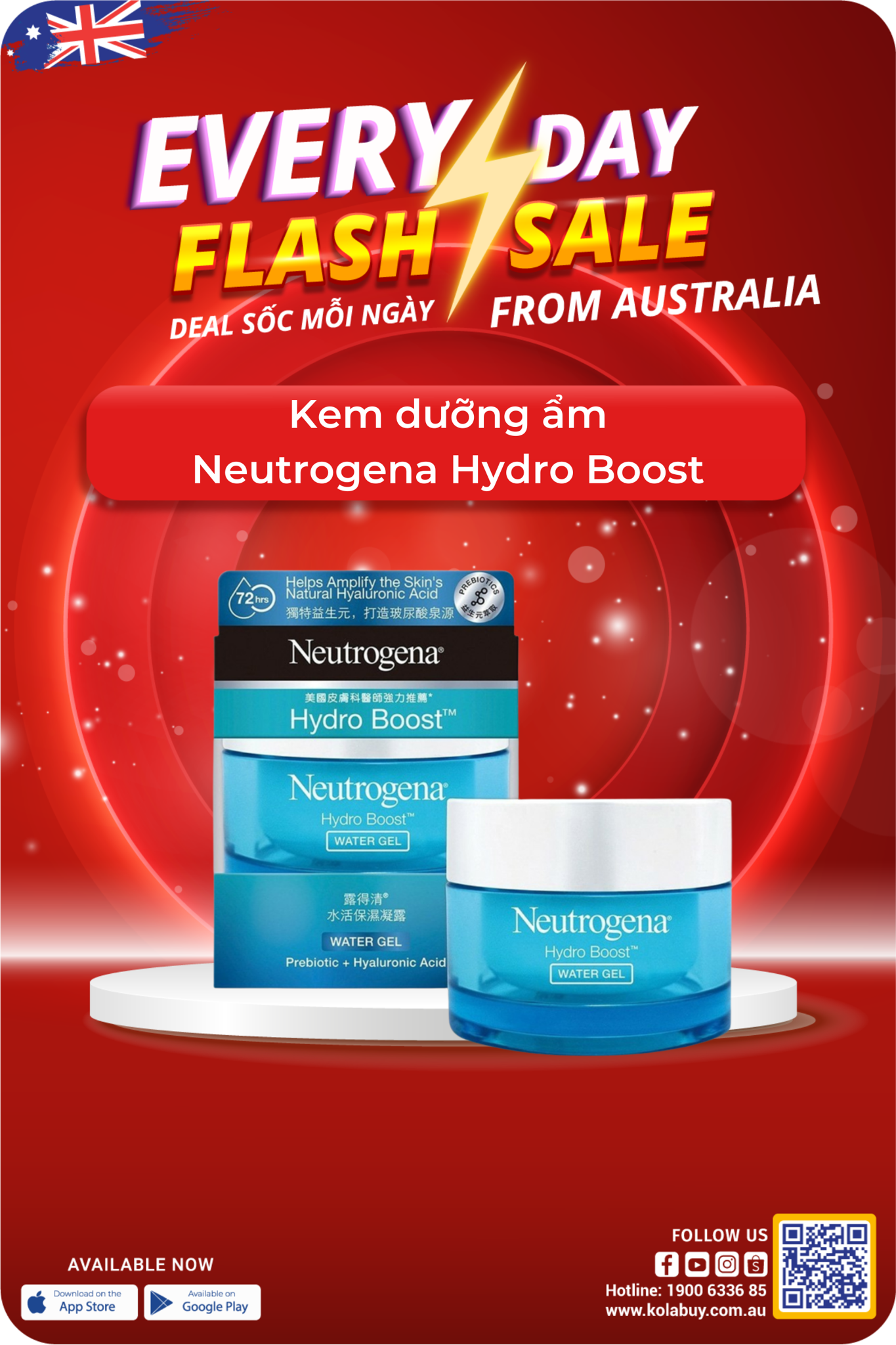 Kem dưỡng ẩm Neutrogena Hydro Boost