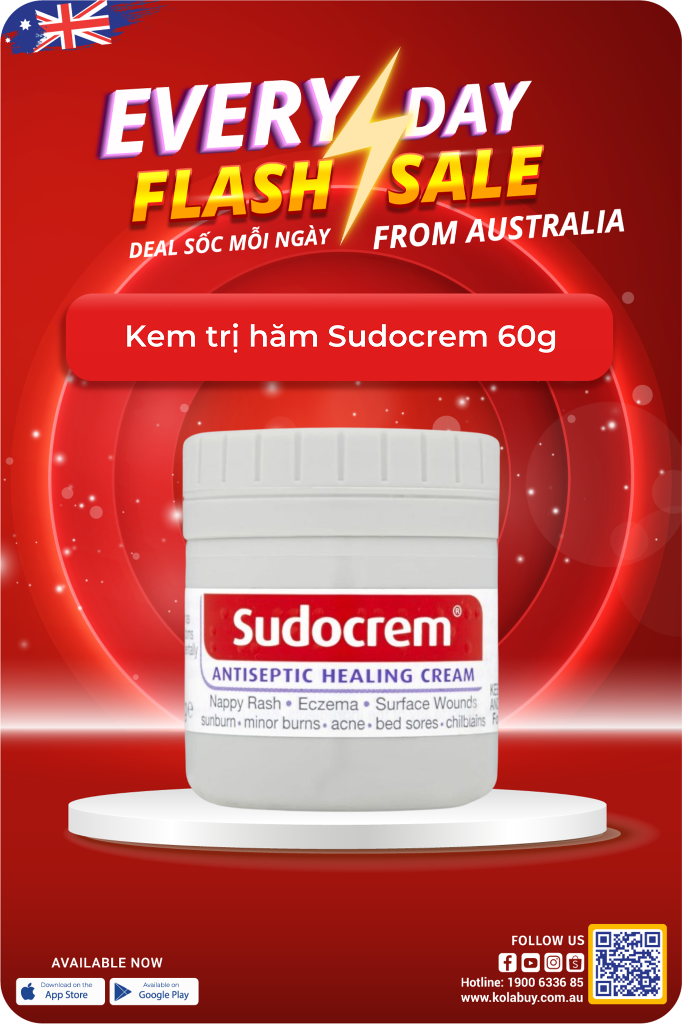 Kem trị hăm Sudocrem 60g