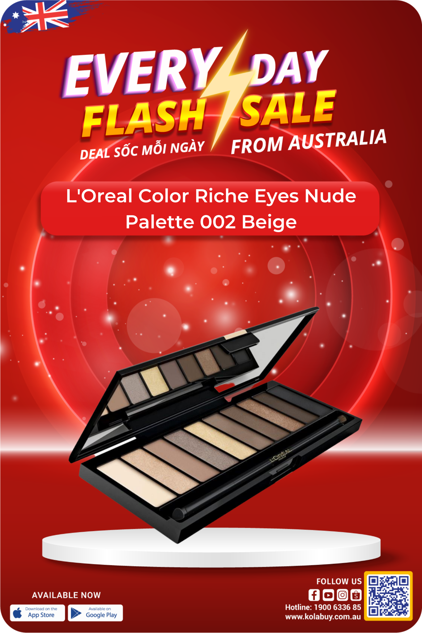 L'Oreal Color Riche Eyes Nude Palette 002 Beige