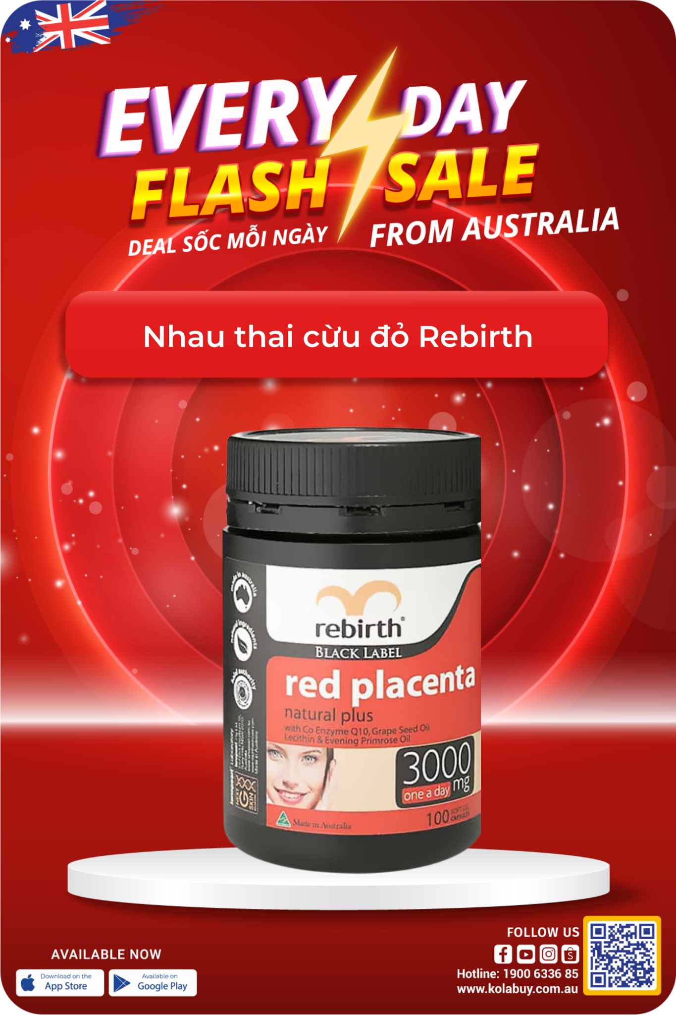 Nhau thai cừu đỏ Rebirth