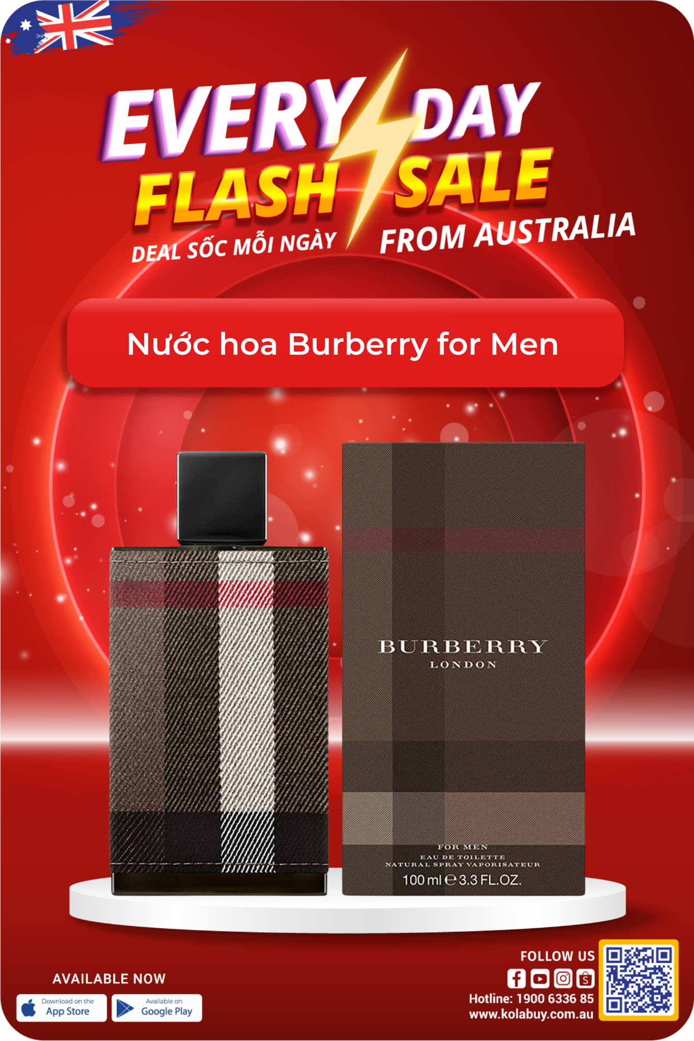 Nước hoa Burberry London for Men EDT 100mL – : #No1 Australia  Shopping Online to Vietnam