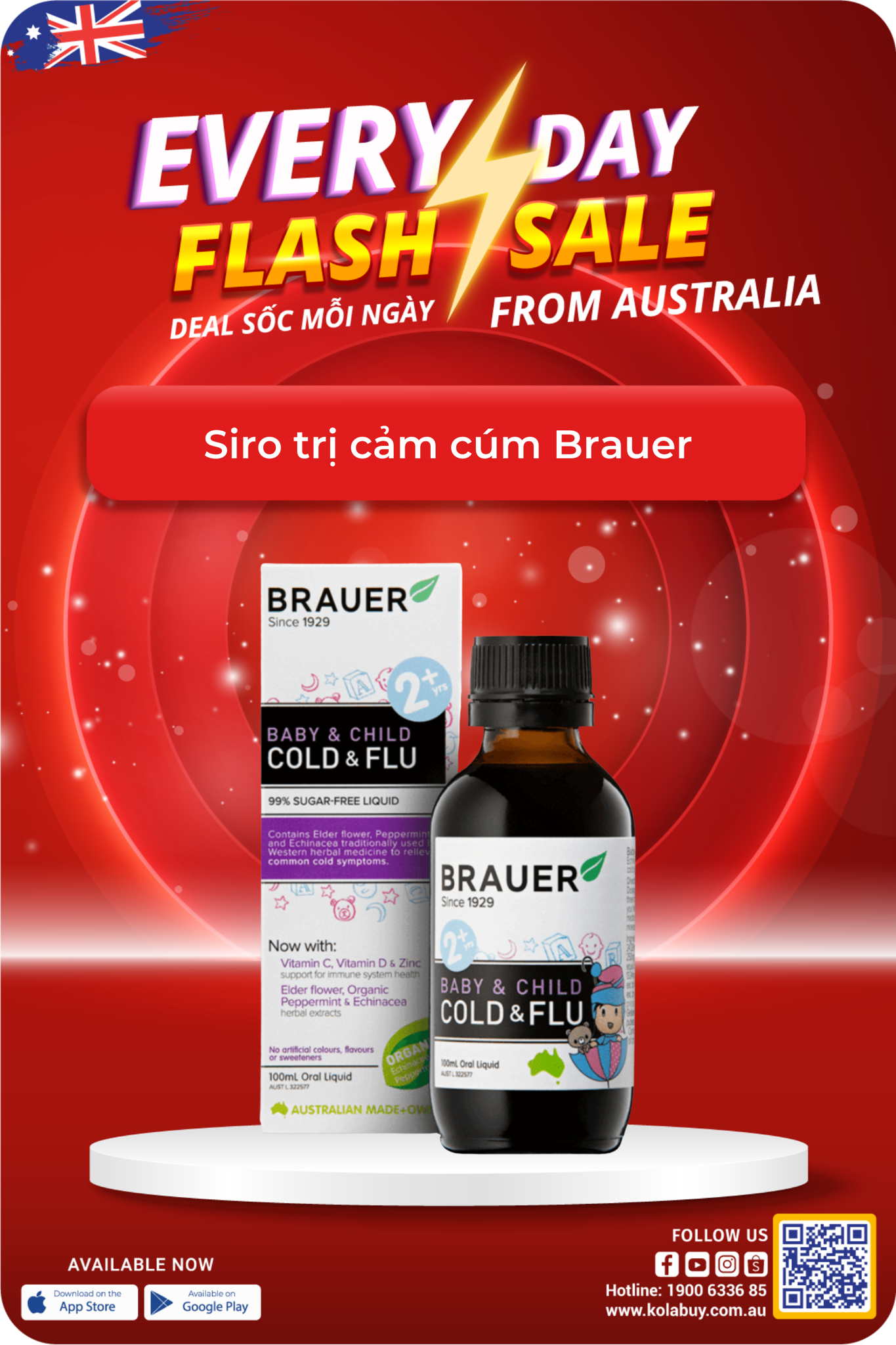 Siro trị cảm cúm Brauer