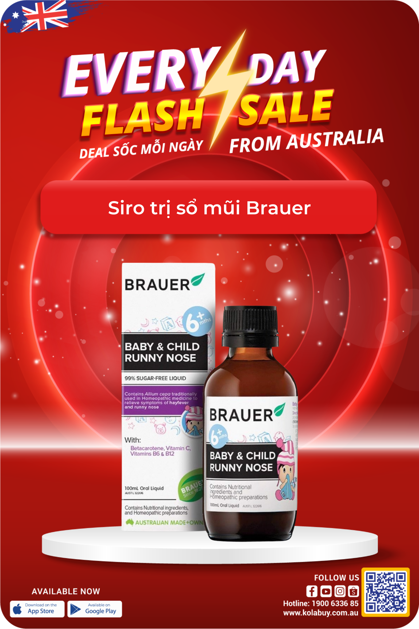 Siro trị sổ mũi Brauer