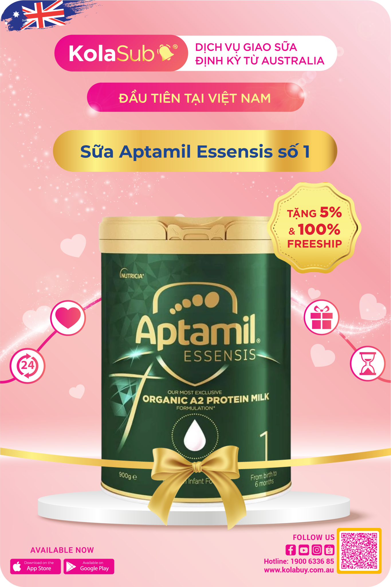 Sữa Aptamil Essensis số 1