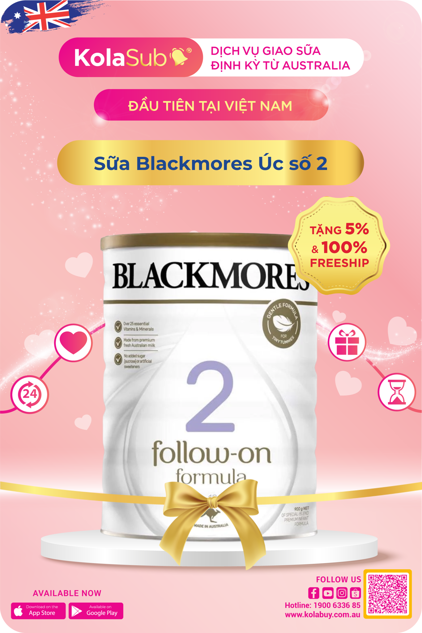 Sữa Blackmores Úc số 2