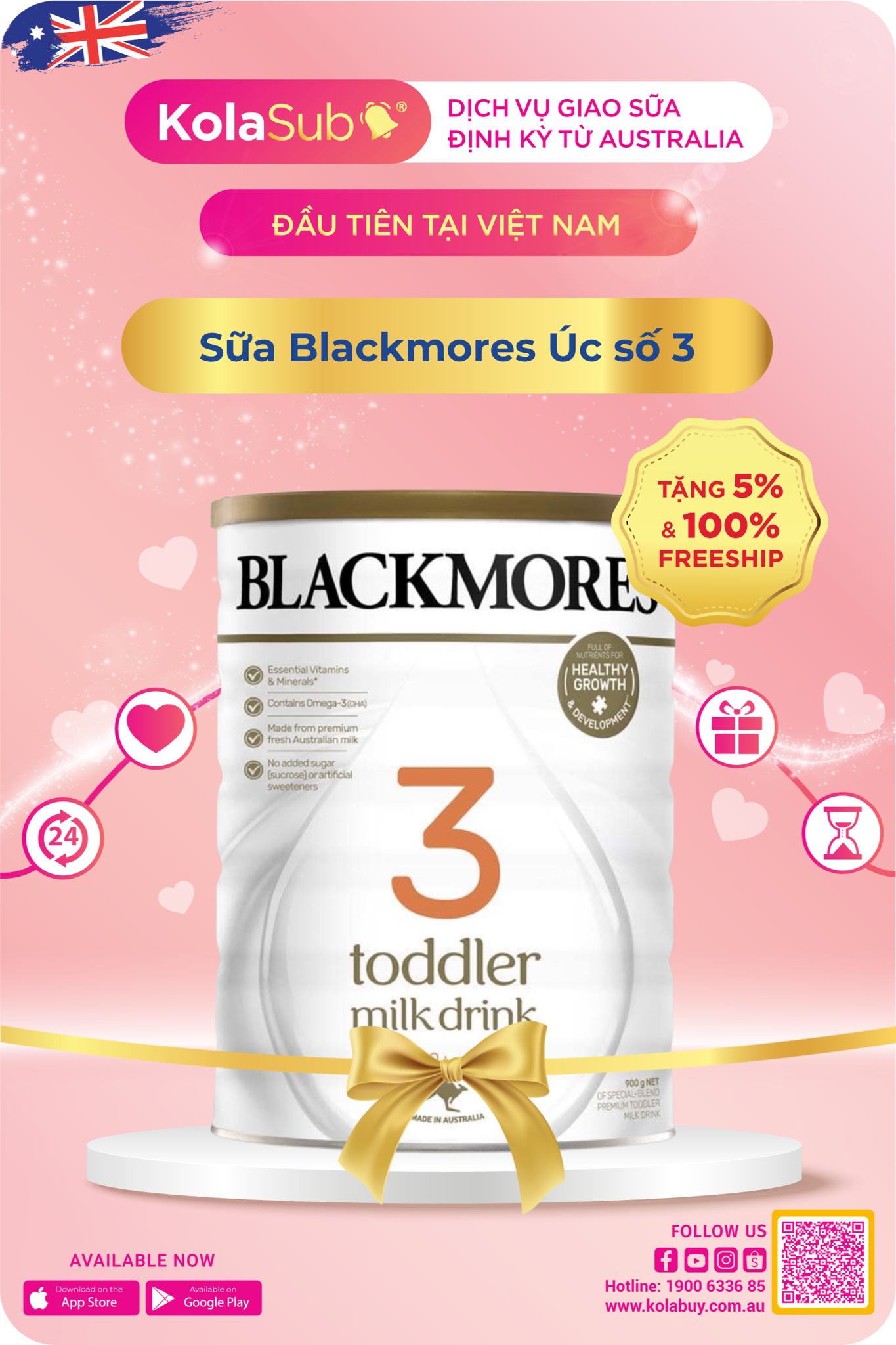 Sữa Blackmores Úc số 3
