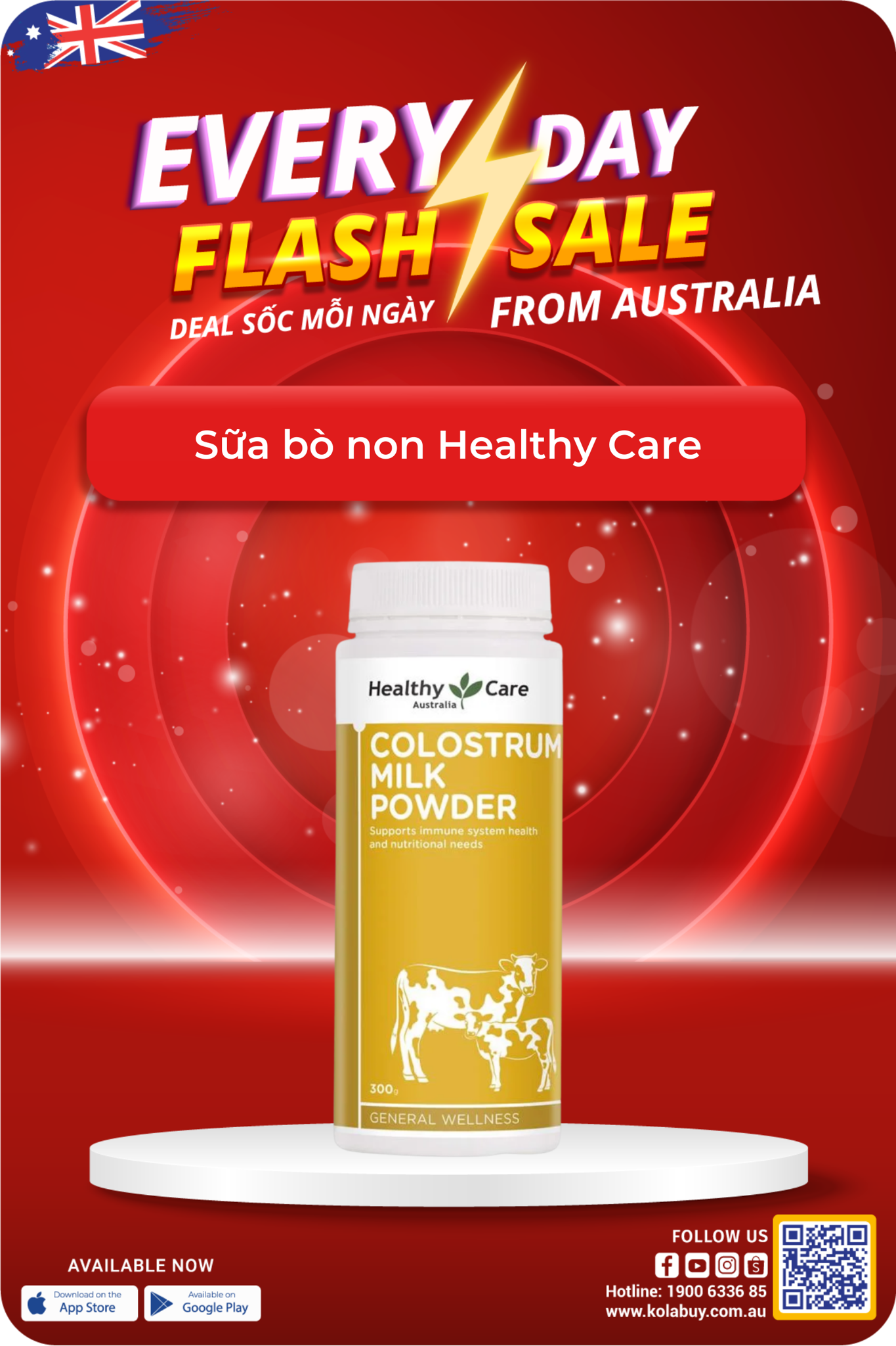 Sữa bò non Healthy Care