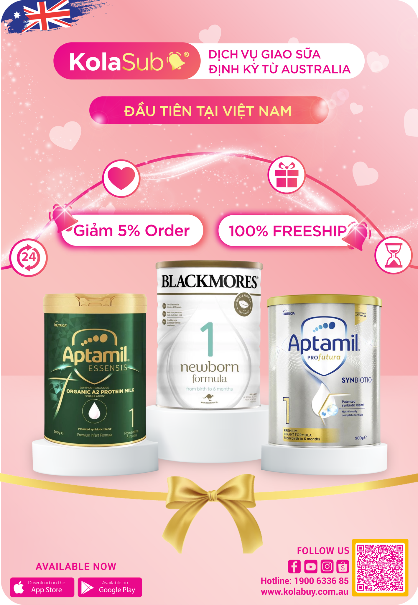 Sữa bột cho bé 0 đến 6 tháng