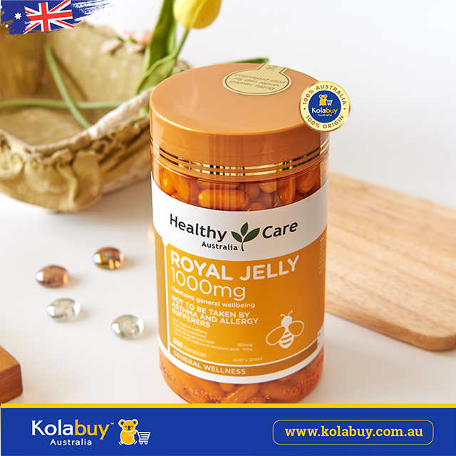 Vien Uống Sữa Ong Chua Healthy Care Royal Jelly 1000 365 Vien No1 Australia Shopping Online To Vietnam