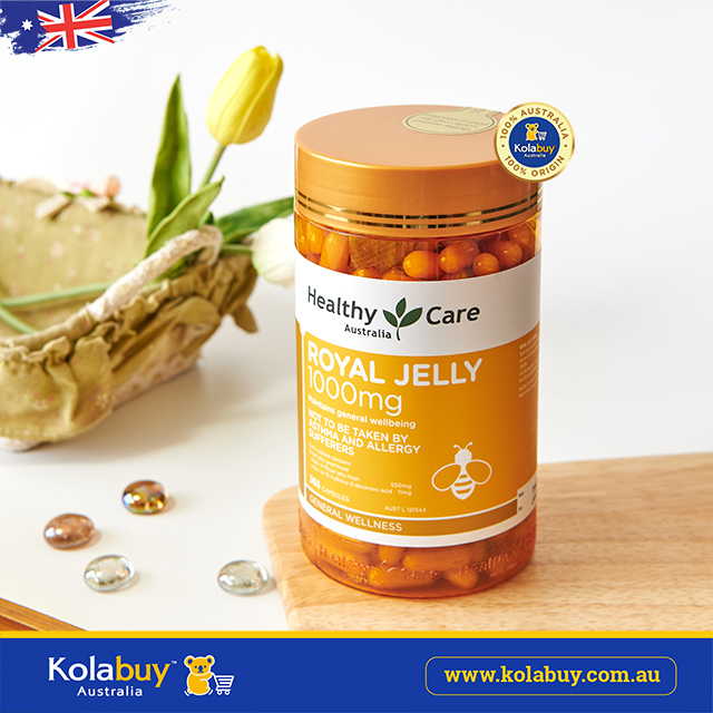 Vien Uống Sữa Ong Chua Healthy Care Royal Jelly 1000 365 Vien No1 Australia Shopping Online To Vietnam