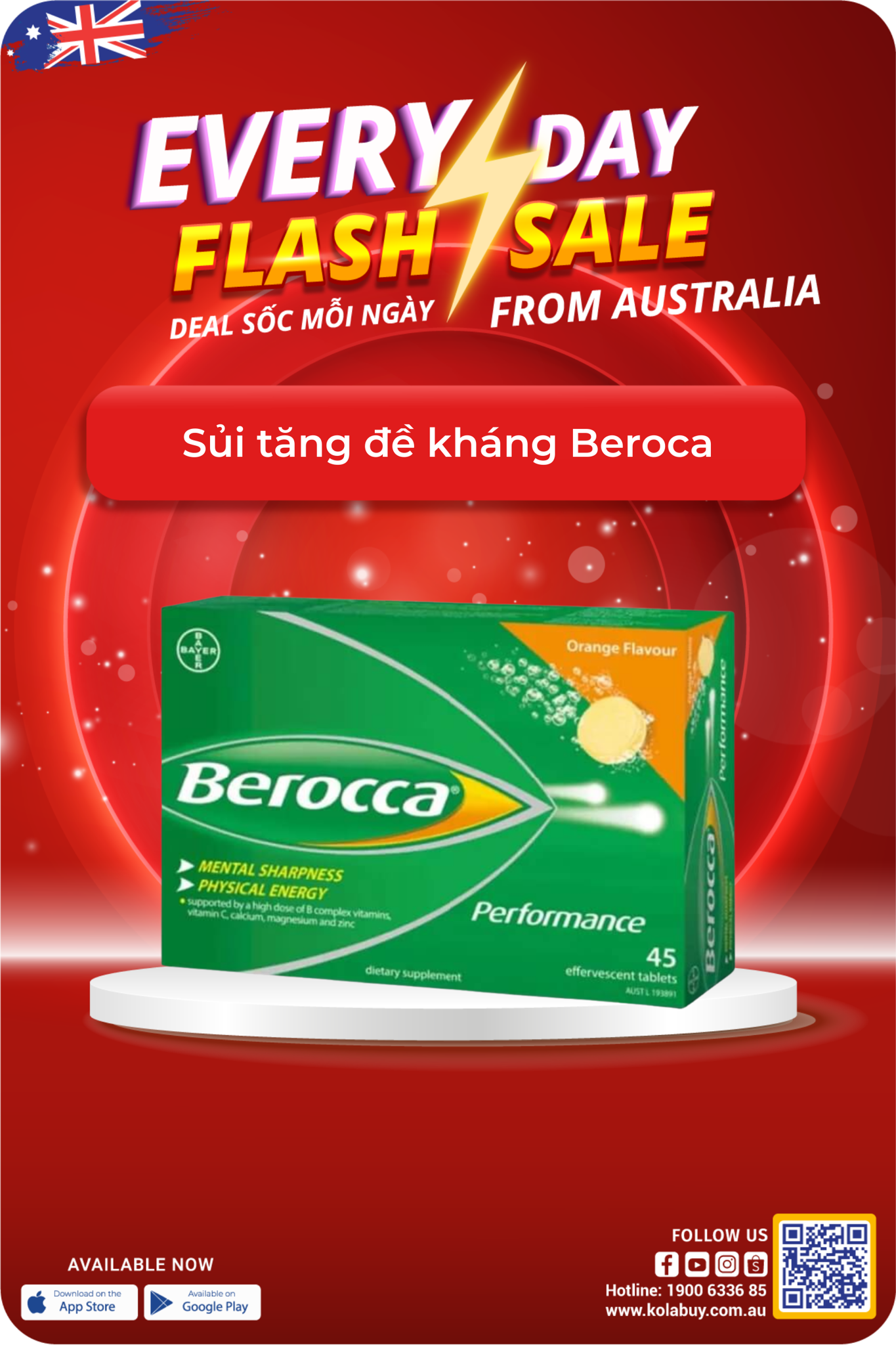 Sủi tăng đề kháng Beroca