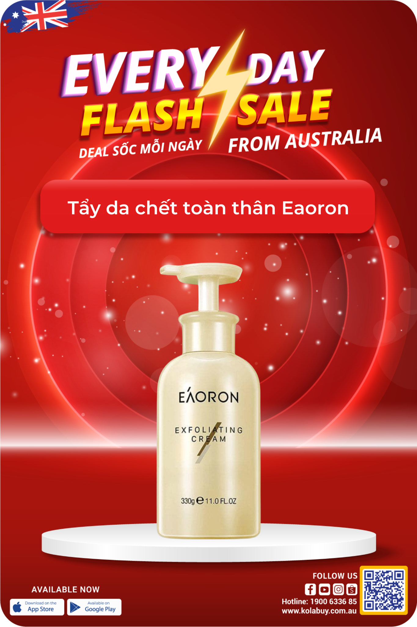 Tẩy da chết toàn thân Eaoron