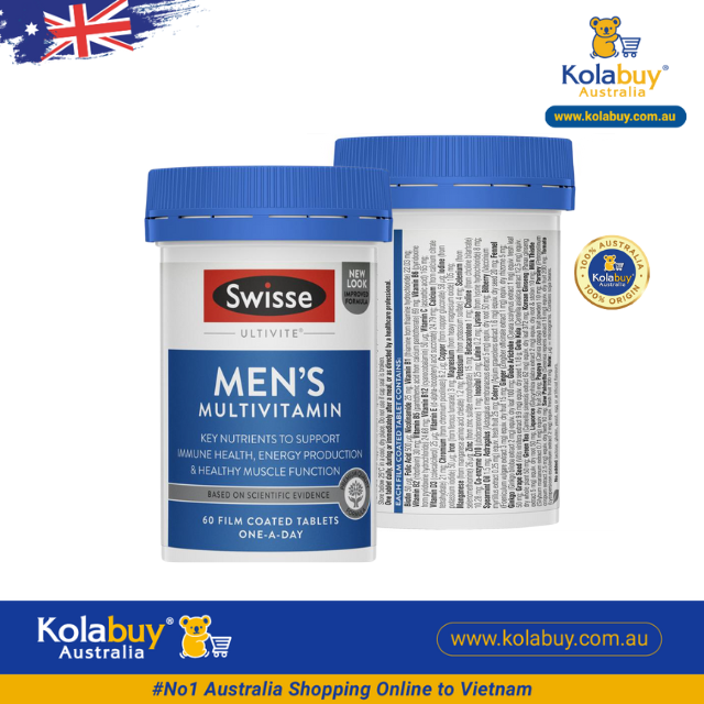 Swisse Men's Ultivite  Multivitamin 60 viên