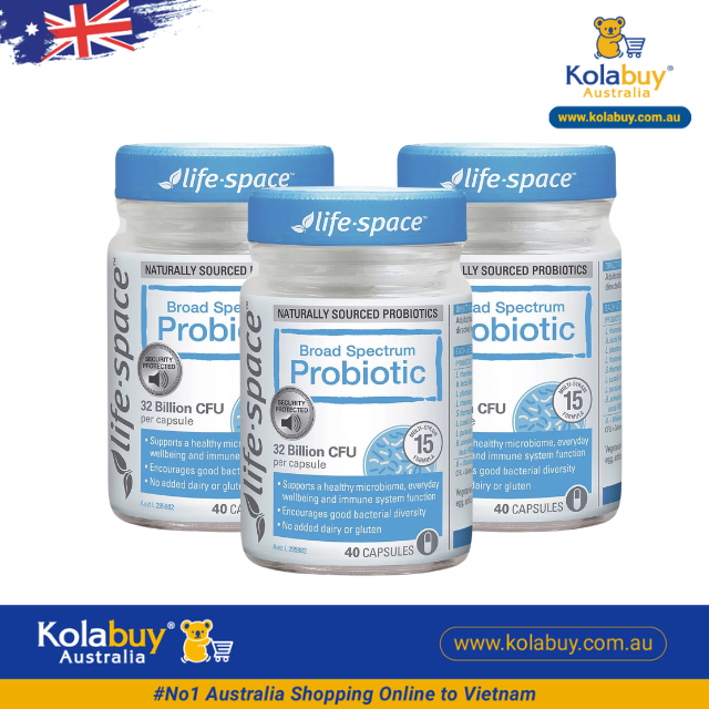 Men Vi Sinh Cho Người Lớn  Life Space Probiotic 40 viên