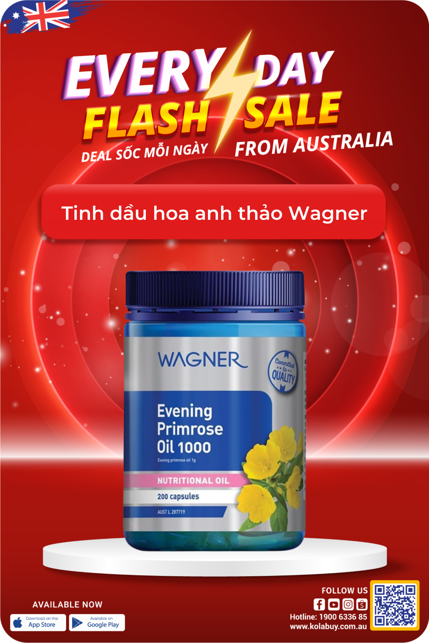 Tinh dầu hoa anh thảo Wagner