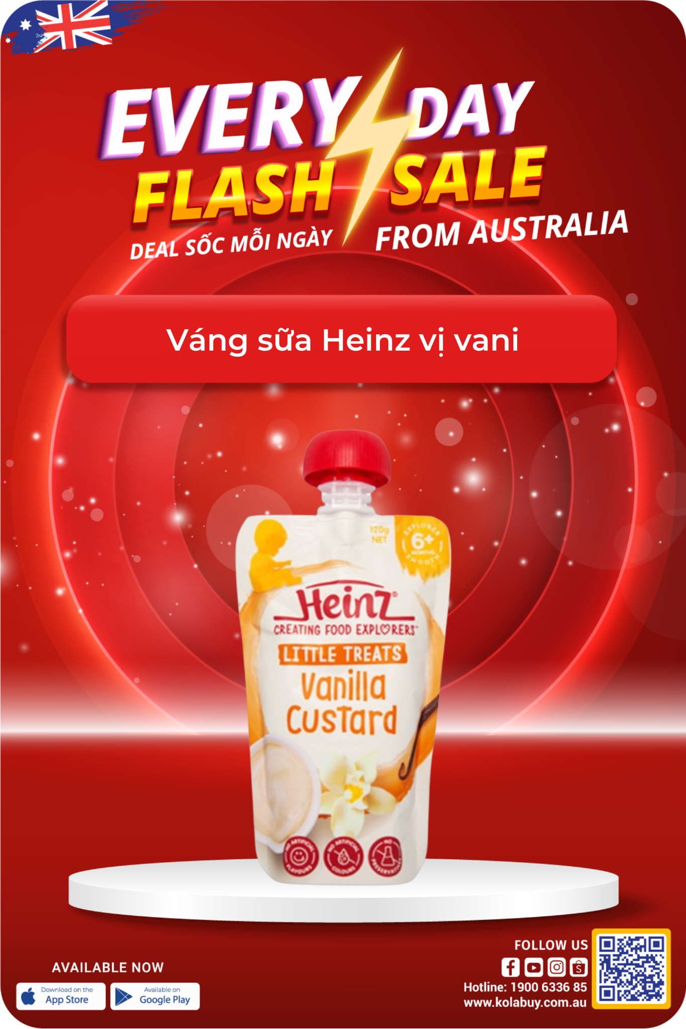 Váng sữa Heinz vị vani