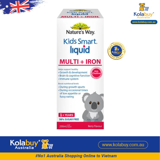 Nature’s Way Kids Smart Liquid Multi Iron 200ml