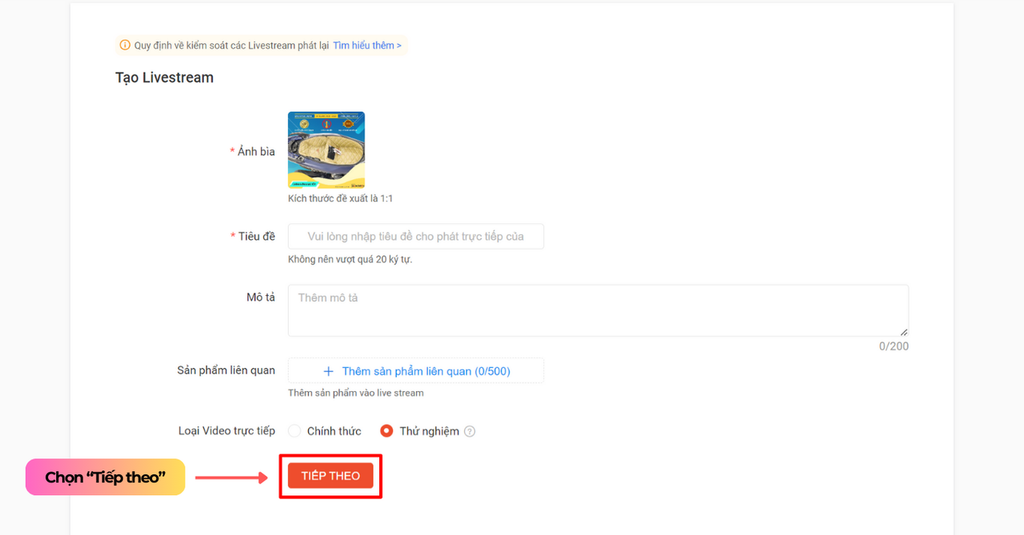 Kết Nối phần mềm OBS Với Shopee Live 1