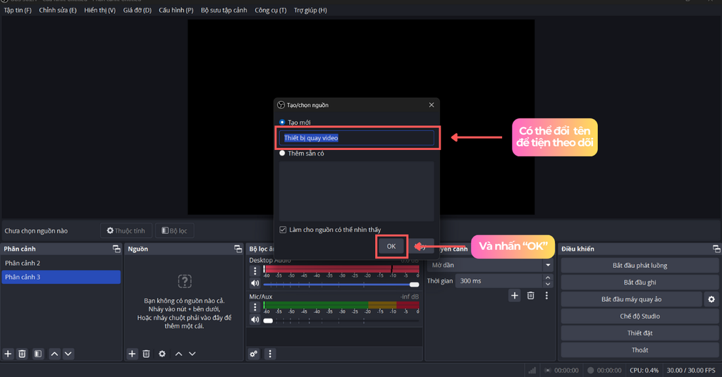 Kỹ thuật tách phông chorma key của obs studio khi livestream