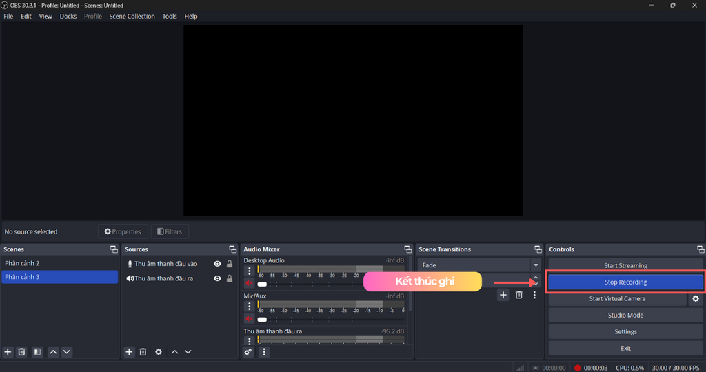 Hướng dẫn ghi âm thanh trên phần mềm obs khi livestream