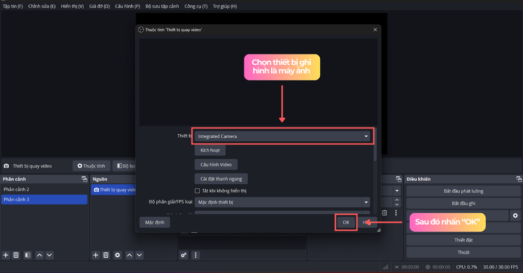 Kỹ thuật tách phông chorma key trên obstudio khi livestream