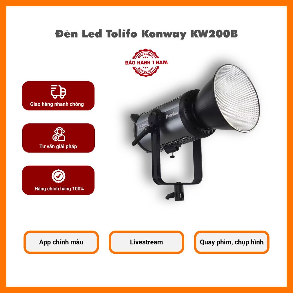 Đèn Livestream Konway KW-200B