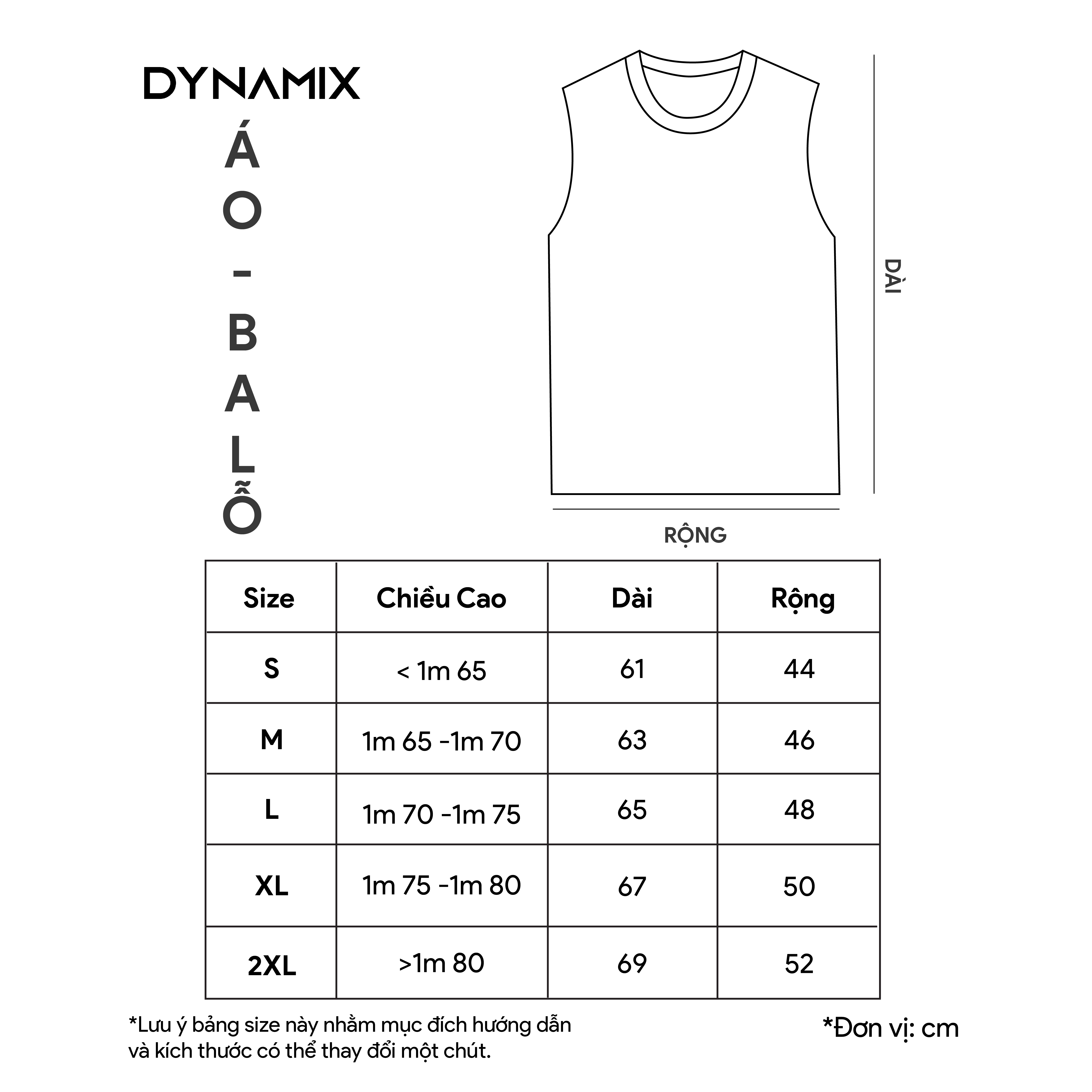 Áo ba lỗ Dynamix