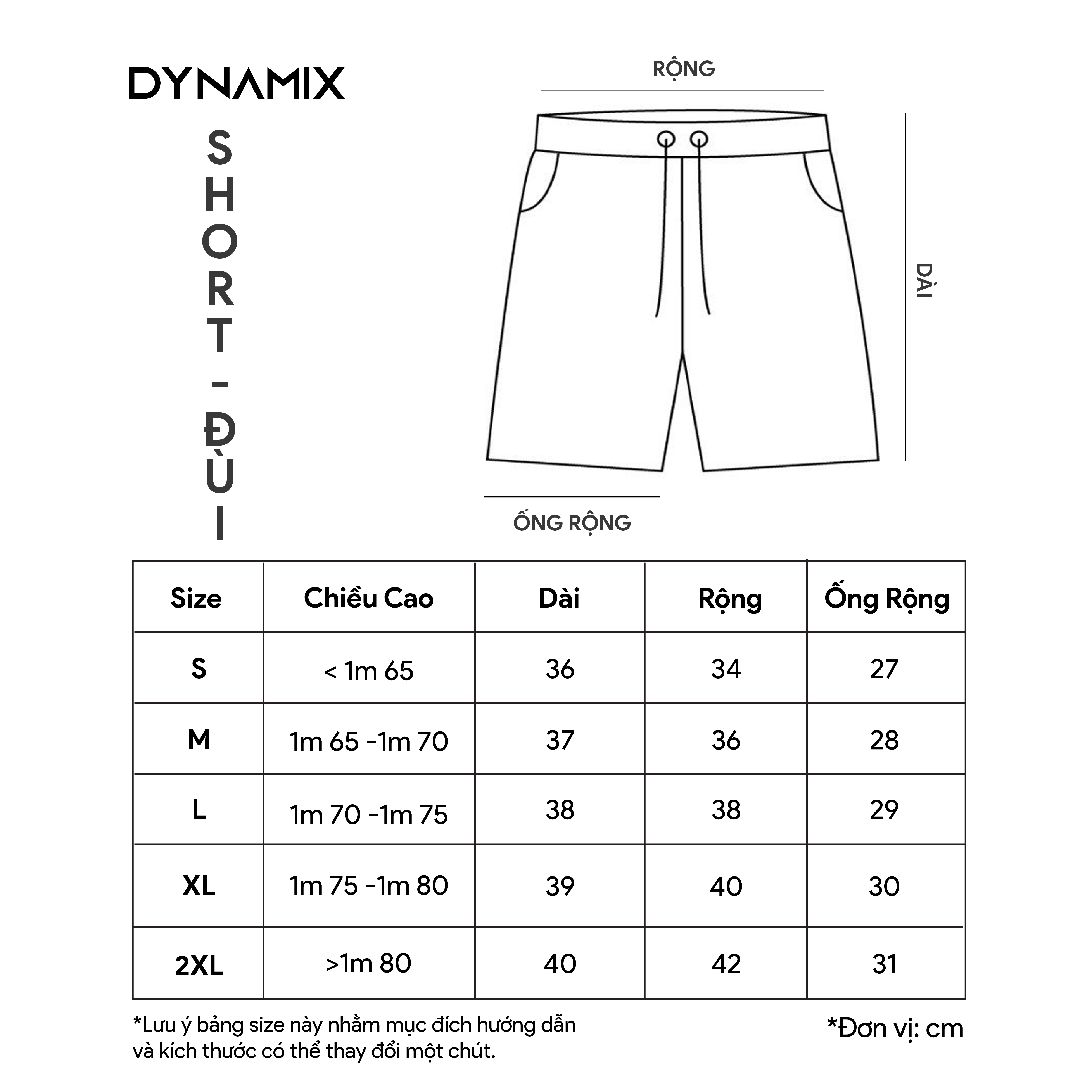 Quần short dynamix