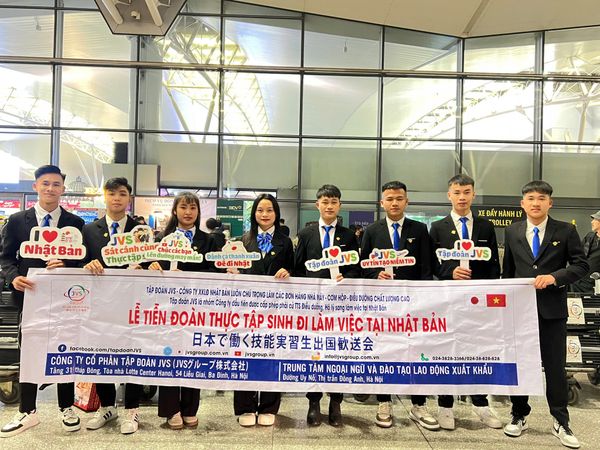CHÚC MỪNG 06 NAM NỮ TTS BÁNH MỲ VÀ 02 NAM TTS GIA CÔNG CƠ KHÍ XUẤT CẢNH NGÀY 21/01/2025
