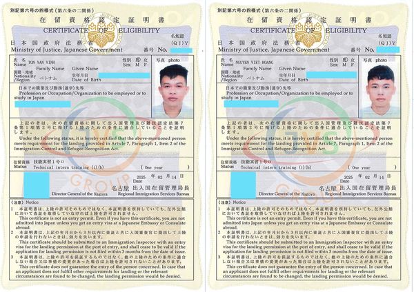 CHÚC MỪNG 02 NAM TTS XỬ LÝ BỀ MẶT KIM LOẠI CÓ TCLT NGÀY 17/02/2025