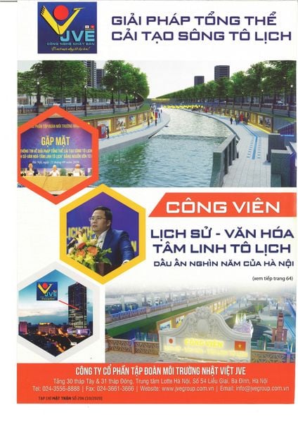 [BÁO TẠP CHÍ MẶT TRẬN THÁNG 10/2020] GIẢI PHÁP TỔNG THỂ CẢI TẠO SÔNG TÔ LỊCH TRỞ THÀNH CÔNG VIÊN LỊCH SỬ - VĂN HÓA - TÂM LINH TÔ LỊCH 