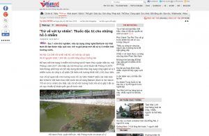 [Vietnamnet] Công nghệ Nhật Bản Bakture=Trở về với Tự nhiên, Thuốc đặc trị cho những sông hồ ô nhiễm tại Việt nam