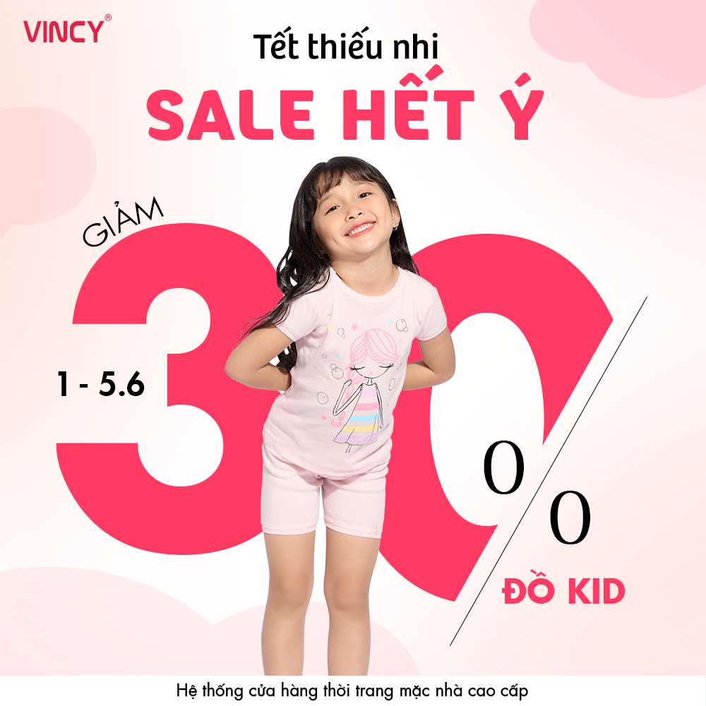 Tết Thiếu Nhi, Sale Hết Ý cùng Vincy