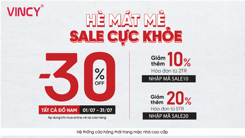 CHƯƠNG TRÌNH KHUYẾN MÃI THÁNG 7 