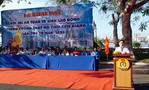 TIGIFOOD tham dự Hội thi An toàn, vệ sinh lao động tỉnh Tiền Giang 2020