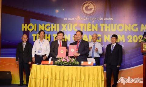 Hội nghị Xúc tiến thương mại tỉnh Tiền Giang năm 2023 tại TP. Hồ Chí Minh: Ký kết nhiều biên bản ghi nhớ hợp tác