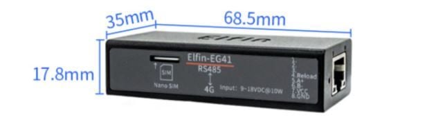 Bộ Định Tuyến SIM 4G LTE Kết Nối Mạng Ethenet Và Modbus RS485 Elfin EG41