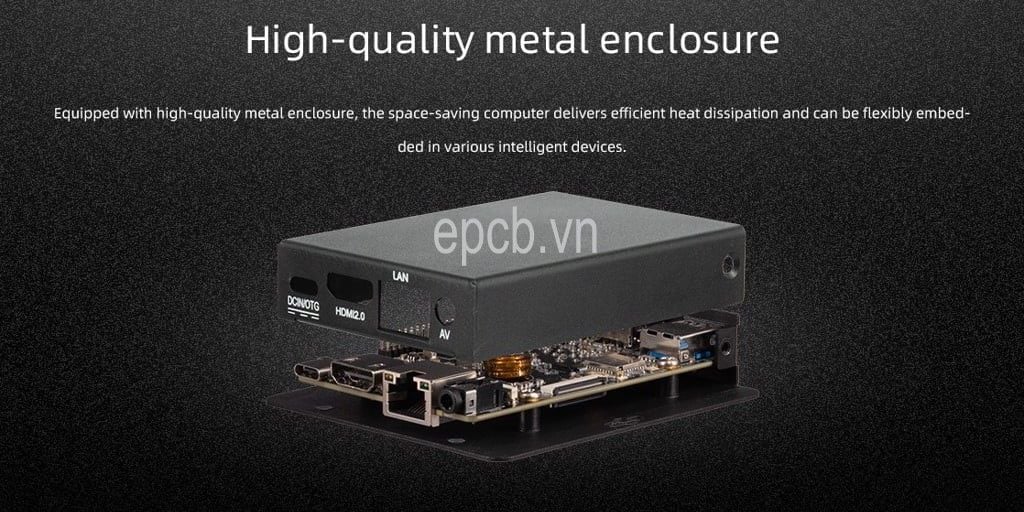 EC-R3566PC Quad-Core 64-Bit Embedded Computer (Máy tính nhúng công nghiệp)