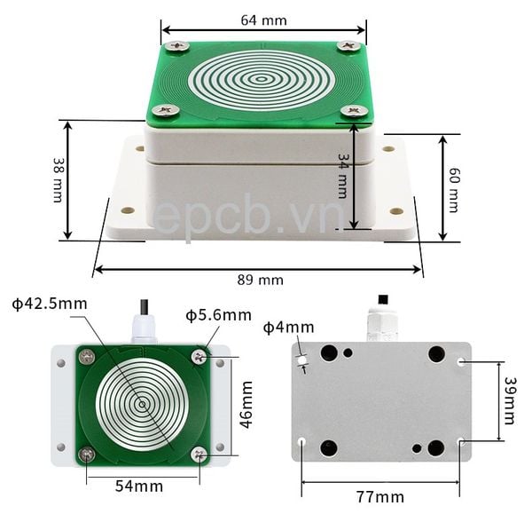 Cảm biến mưa RS485 ES-RAIN-02 (RS485 Modbus RTU)