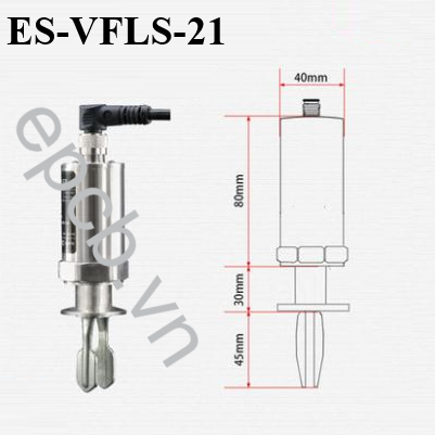 Công tắc cảm biến đo mức dạng rung ES-VFLS (Vibration Fork Level Switch)