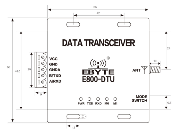 Bộ chuyển đổi RS485 sang Lora E800-DTU