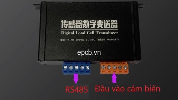 Bộ chuyển đổi tín hiệu Load cell sang RS485 RS232 GJ9658B