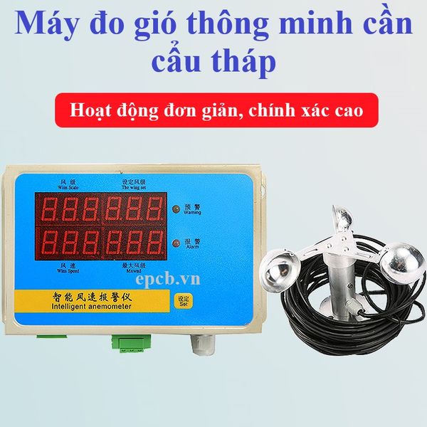 Bộ đo tốc độ gió cho cần trục tháp