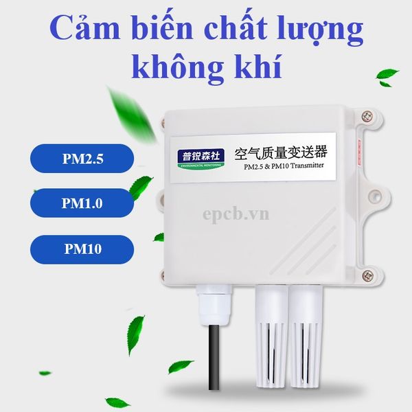 Cảm biến chất lượng không khí PM2.5 ES-DUST-01 RS485 Modbus RTU