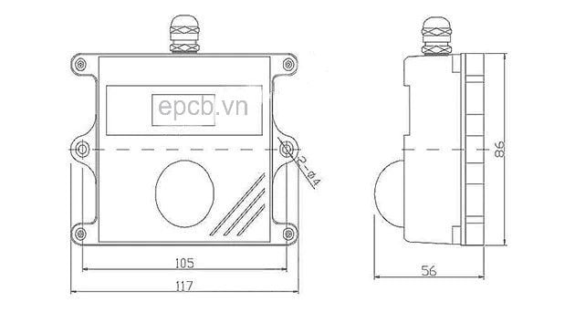 Cảm biến đo ánh sáng mặt trời RK210-01