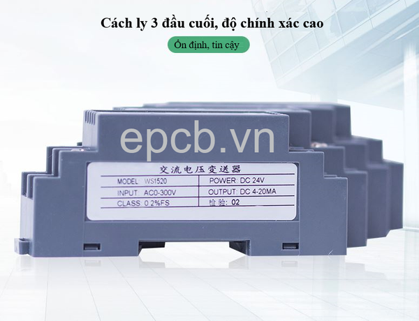 Bộ chuyển đổi điện áp xoay chiều AC sang 4-20mA | 0-10V