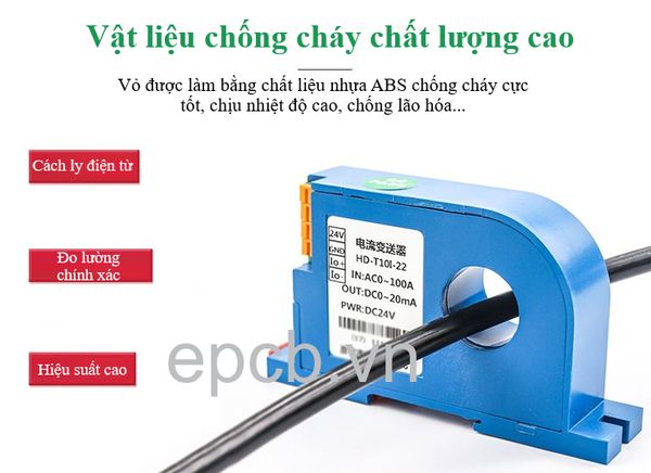 Bộ đo dòng điện xoay chiều AC sang 4-20mA